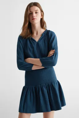 Vestido fruncido con volantes de Mango Teen en Vestidos para argentina