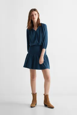Vestido fruncido con volantes de Mango Teen en Vestidos para argentina