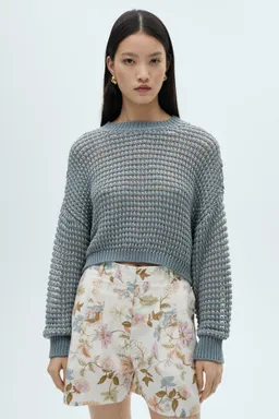Sweater calado oversize de Mango en Buzos y Sweaters para argentina
