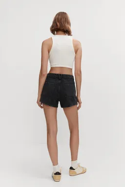 Shorts jean con botones de Mango en Shorts para argentina