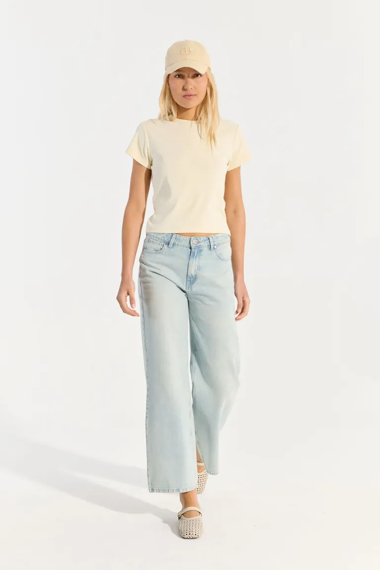 Remera de manga corta con cuello redondo para mujer de Portsaid en Remeras para argentina