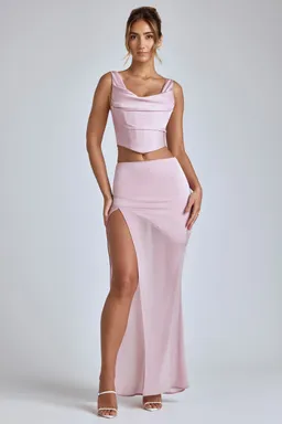 Corset drapeado cuello caído de Oh Polly en Tops para argentina