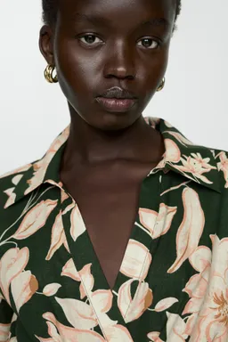 Vestido camisero lino con lazo de Mango en Vestidos para argentina