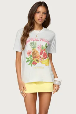 Remera gráfica frutas tropicales de Edikted en Remeras para argentina