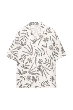 Camisa manga corta bambula estampada de Pull&Bear en Camisas para argentina