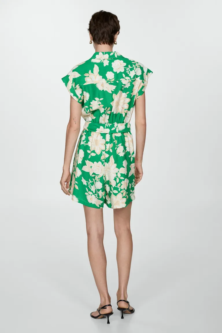 Mono corto flores de Mango en Monos para argentina