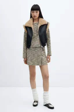 Falda tweed jaspeada de Mango en Faldas para argentina