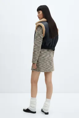 Falda tweed jaspeada de Mango en Faldas para argentina