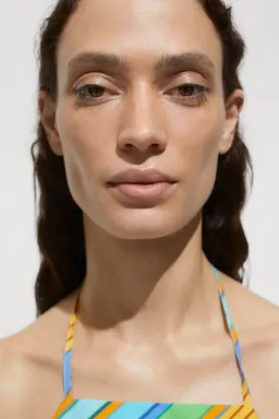 Vestido halter estampado rayas de Mango en Vestidos para argentina