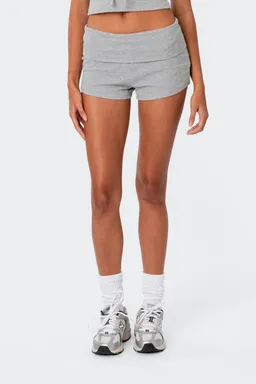 Shorts lizzy waffle dobladillo de Edikted en Shorts para argentina