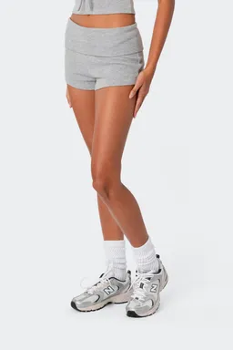 Shorts lizzy waffle dobladillo de Edikted en Shorts para argentina