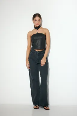 Top gilda eco cuero de Audaz en Tops para argentina