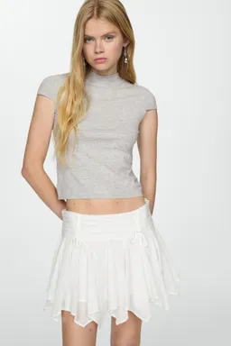 Camiseta punto manga corta de Mango en Remeras para argentina
