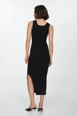Vestido largo canalé de Mango en Vestidos para argentina