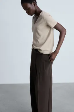 Remera algodón cuello de Mango en Remeras para argentina