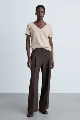 Remera algodón cuello de Mango en Remeras para argentina