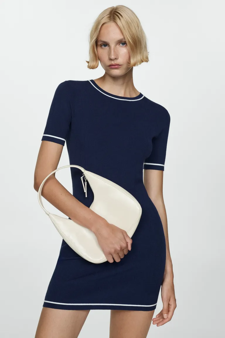 Vestido corto contraste de Mango en Vestidos para argentina