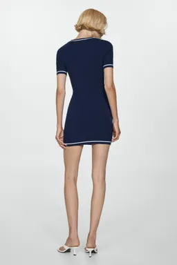 Vestido corto contraste de Mango en Vestidos para argentina