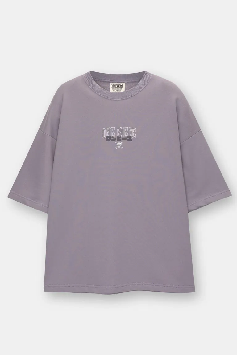 Sudadera manga corta one piece de Pull&Bear en Remeras y Polos para argentina