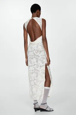 Vestido jacquard abertura de Mango en Vestidos para argentina
