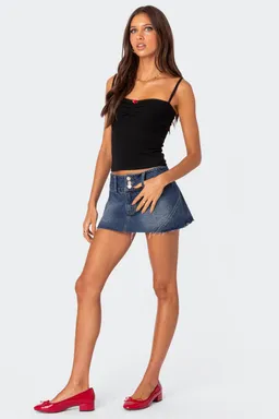 Musculosa karlee rib de Edikted en Tops para argentina
