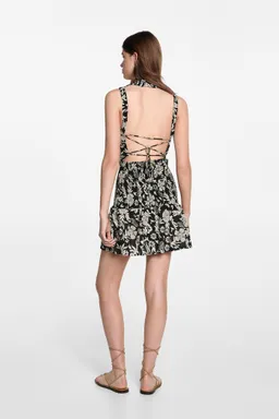 Vestido floral fruncido de Mango Teen en Vestidos para argentina