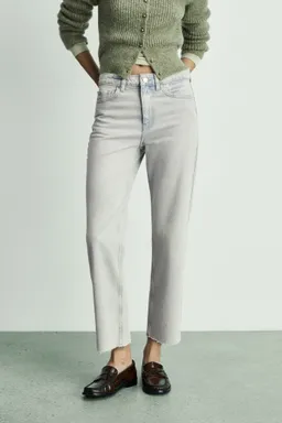 Jeans rectos crop de Mango en Pantalones para argentina