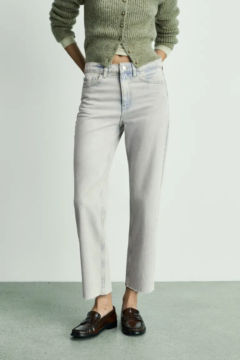 Jeans rectos crop de Mango en Pantalones para argentina