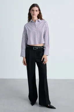 Camisa crop rayas de Mango en Camisas para argentina