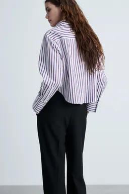 Camisa crop rayas de Mango en Camisas para argentina