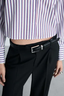 Camisa crop rayas de Mango en Camisas para argentina