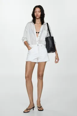Shorts jean deshilachados de Mango en Shorts para argentina