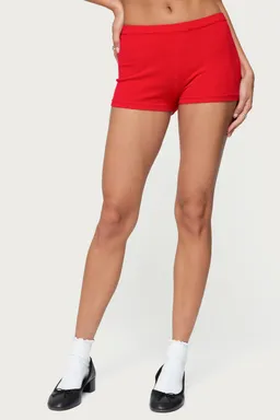 Micro shorts tejido maycee de Edikted en Shorts para argentina