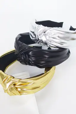 Vincha metalica con nudo de Exotica Accesorios en Bijouterie para argentina