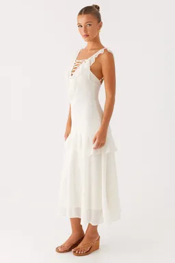 Vestido midi celie marfil de Peppermayo en Vestidos para argentina