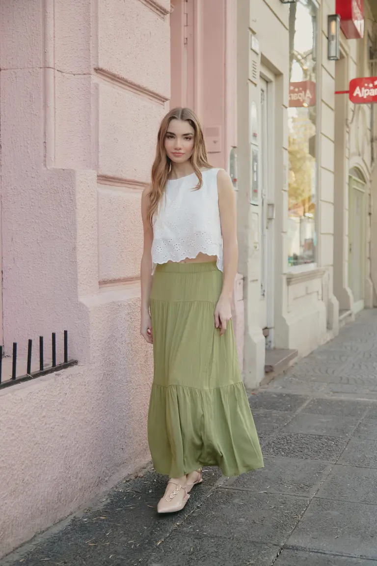 Falda Larga Amplia de Nano en Faldas para argentina