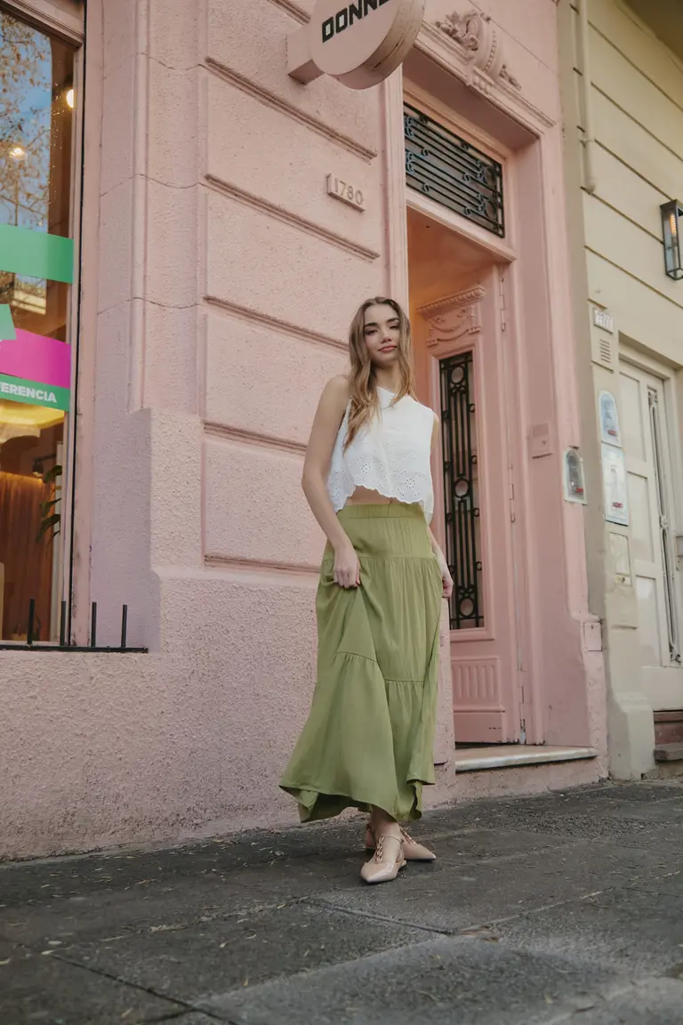 Falda Larga Amplia de Nano en Faldas para argentina