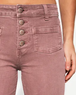 Jeans flare cropped de Bershka en Pantalones para argentina