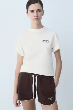 Camiseta algodón estampada de Mango en Remeras para argentina