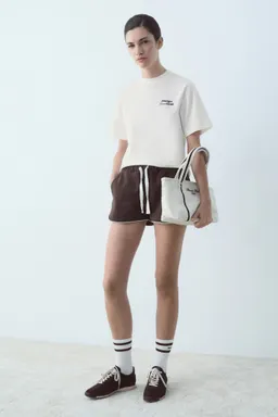 Camiseta algodón estampada de Mango en Remeras para argentina