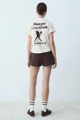 Camiseta algodón estampada de Mango en Remeras para argentina