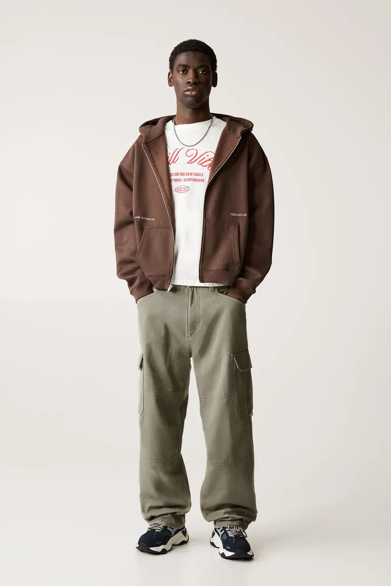 Cargo con costuras de Pull&Bear en Pantalones para argentina