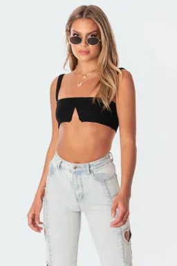 Crop top valeria corte de Edikted en Tops para argentina