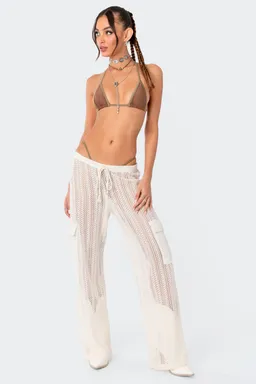 Pantalón cargo crochet ines de Edikted en Pantalones para argentina