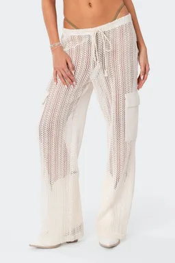 Pantalón cargo crochet ines de Edikted en Pantalones para argentina