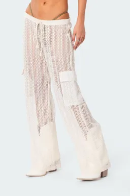 Pantalón cargo crochet ines de Edikted en Pantalones para argentina