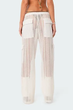 Pantalón cargo crochet ines de Edikted en Pantalones para argentina