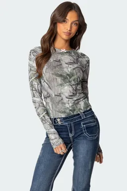 Top camuflado babe de Edikted en Tops para argentina