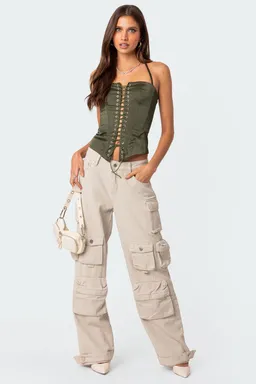 Jeans cargo boyfriend oversized de Edikted en Pantalones para argentina