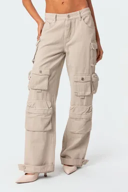 Jeans cargo boyfriend oversized de Edikted en Pantalones para argentina